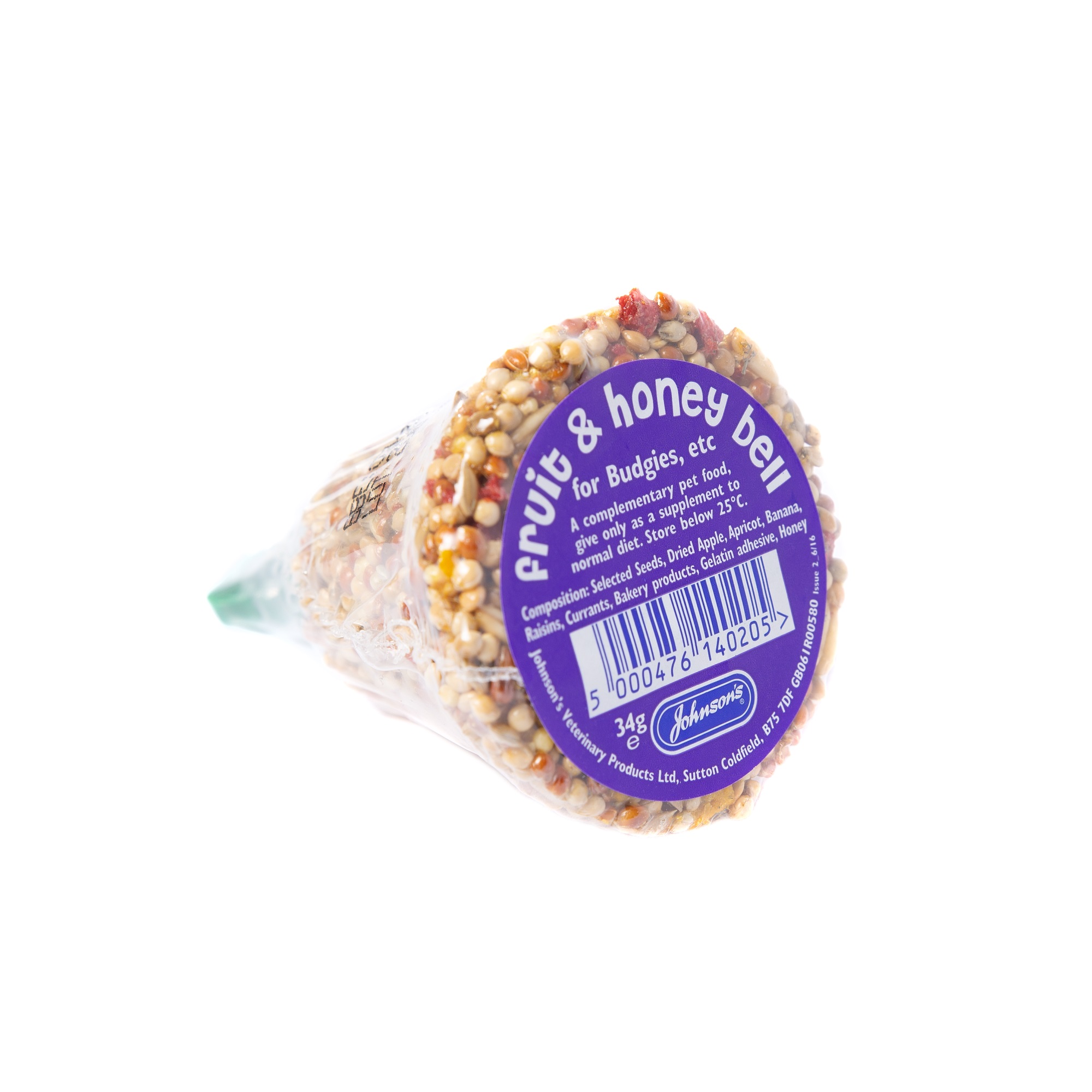 Johnsons Fruit and Honey Bells for Budgies, Parakeets etc