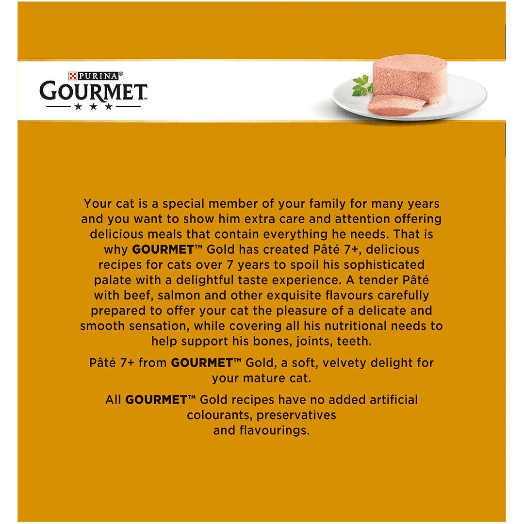 Gourmet Gold Senior 7+ Pate Recipes 8 x 85g - Image 2