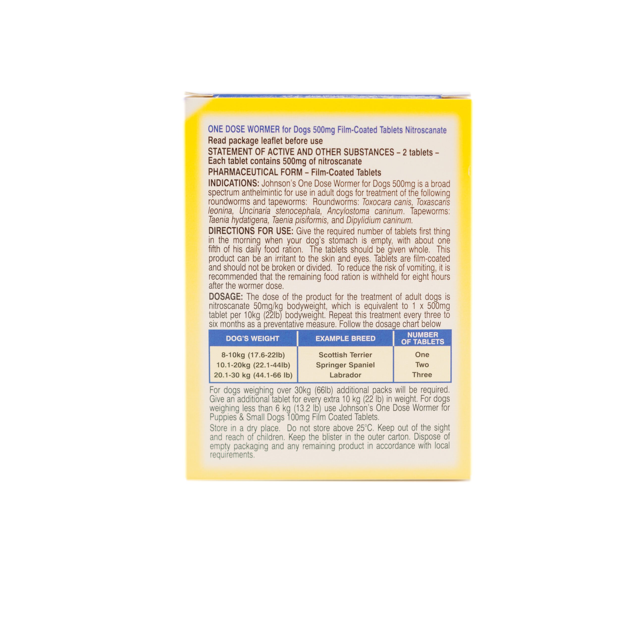 Johnsons One Dose Easy Wormer Size 2 - Image 3