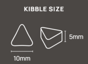 Kibble size diagram