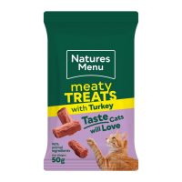 Natures Menu Meaty Treats with Turkey for Cats