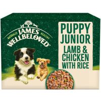 James Wellbeloved Dog Puppy Pouch Lamb 90g x 12