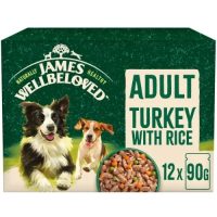 James Wellbeloved Dog Adult Pouch Turkey 90g x 12