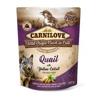 Carnilove Quail & Yellow Carrot 300g Pouch