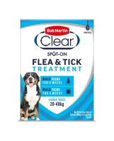 Bob Martin Clear Spot-on Flea treatment for Large Dogs x 3 pipettes