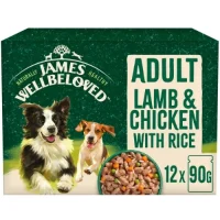 James Wellbeloved Dog Adult Pouch Lamb 90g x 12