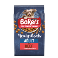 Bakers Complete Adult Meaty Meals Beef 2.7kg