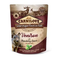 Carnilove Venison & Strawberry Leaves 300g Pouch
