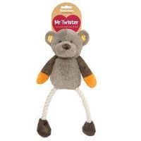 Mister Twister Teddy Twister dog toy